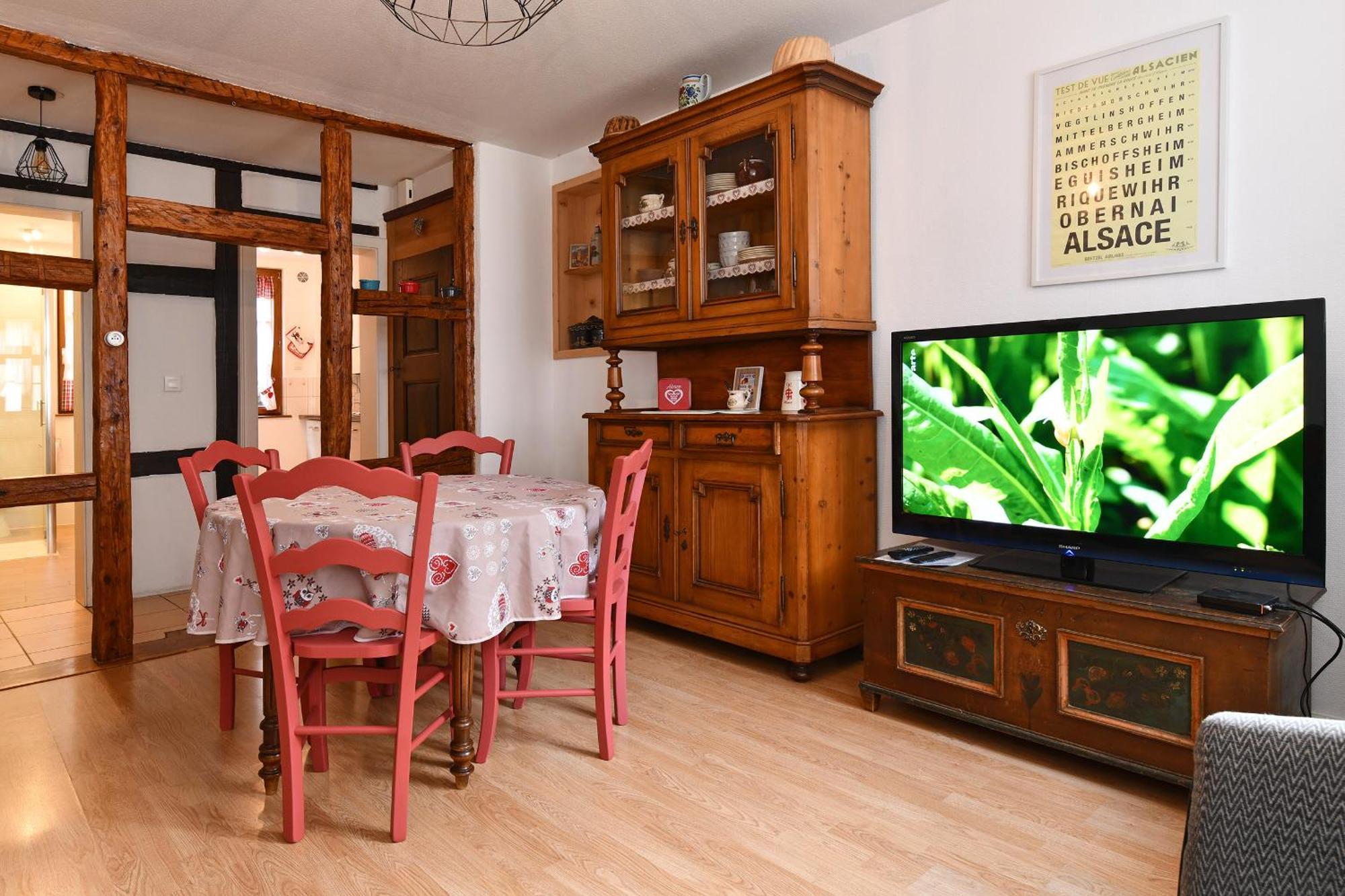 Au Nid D'Hirondelles Daire Ribeauvillé Dış mekan fotoğraf